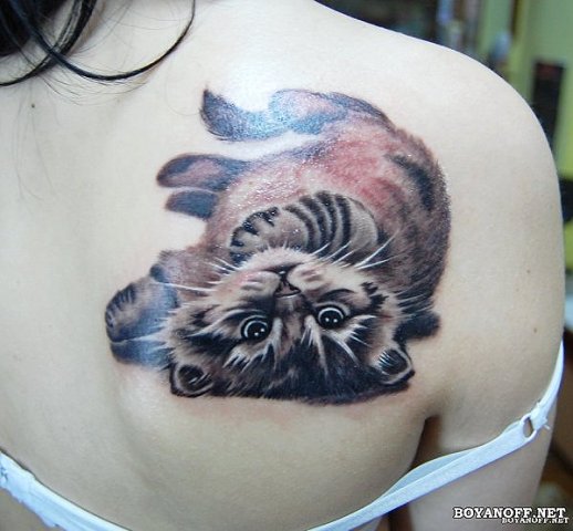 Фото, значение в магии татуировки " Кот. Кошка. Котенок. " X_6868ac30