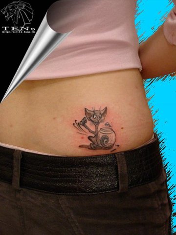 Фото, значение в магии татуировки " Кот. Кошка. Котенок. " X_7988d891