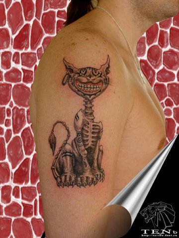Фото, значение в магии татуировки " Кот. Кошка. Котенок. " X_f1669542